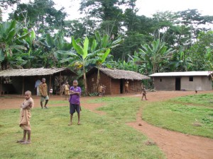 cameroon06 Children playin in a village in Cameroon