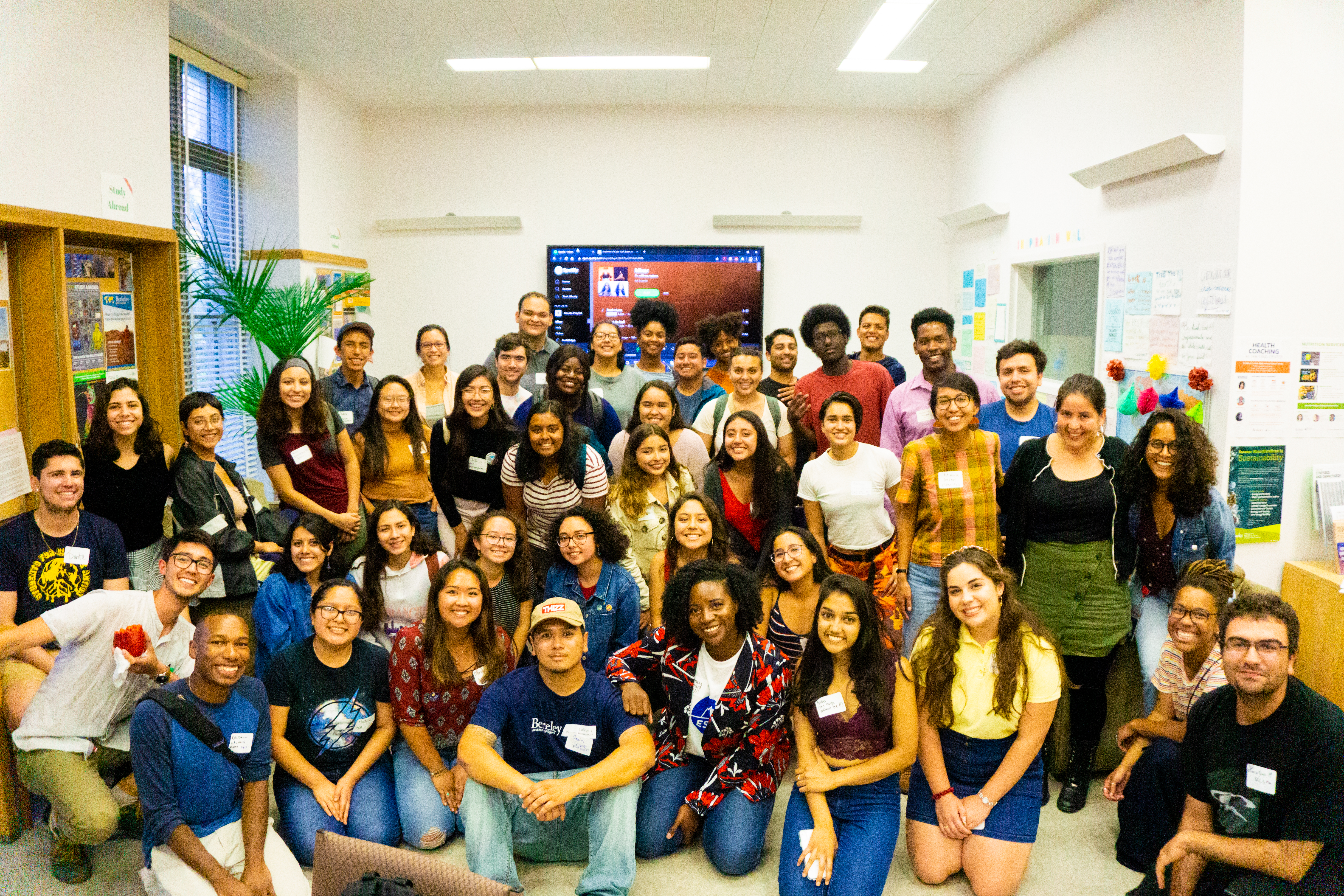 Undergrads and grads at GDC lead CNR Student of Color (CNRSOC) Mixer -  Fall 2019 