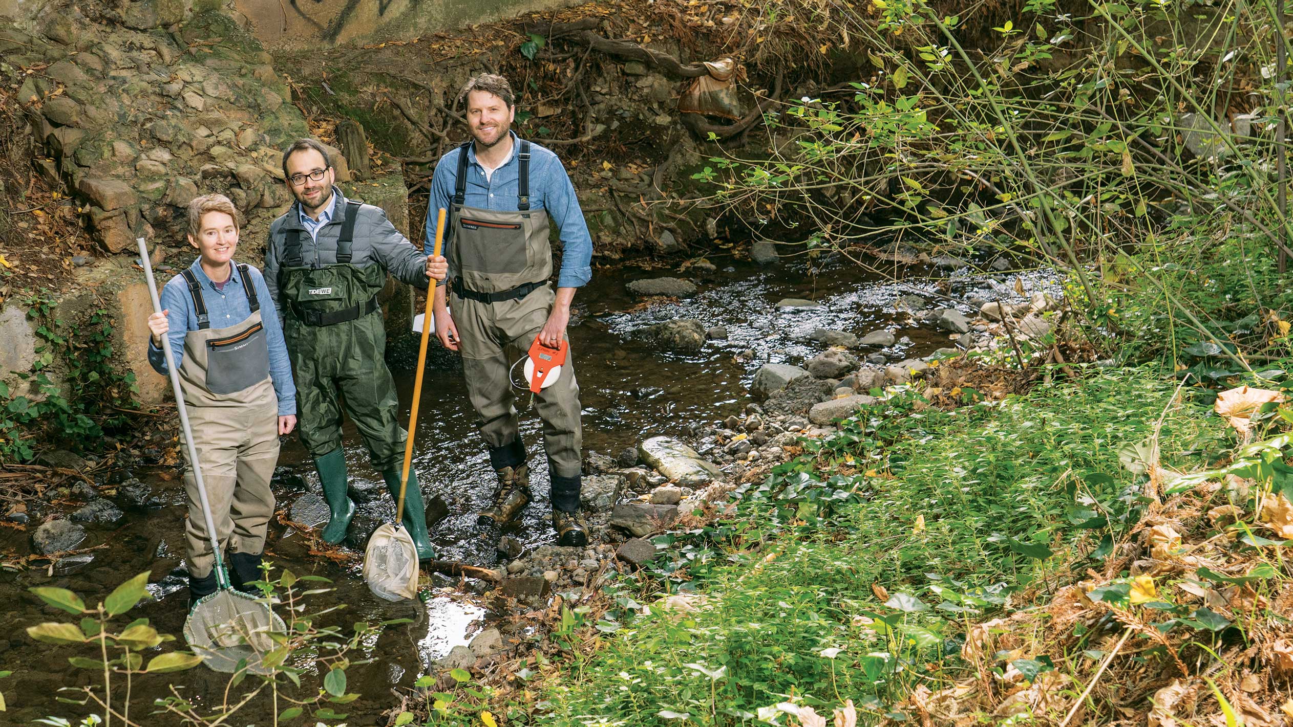 Image of Professors Stephanie Carlson, Albert Ruhi, and Ted Grantham share how their work is advancing knowledge of California’s sensitive freshwater ecosystems.