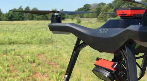drone in field