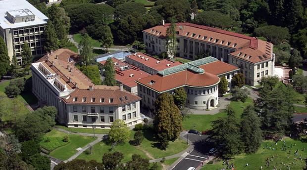 Arial photo of Wellman Hall