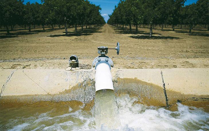 Image of water pipe in canal 
