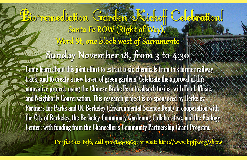 Banner for Garden Kickoff Celebration. 