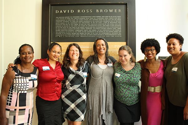 Carolyn Finney with graduate students